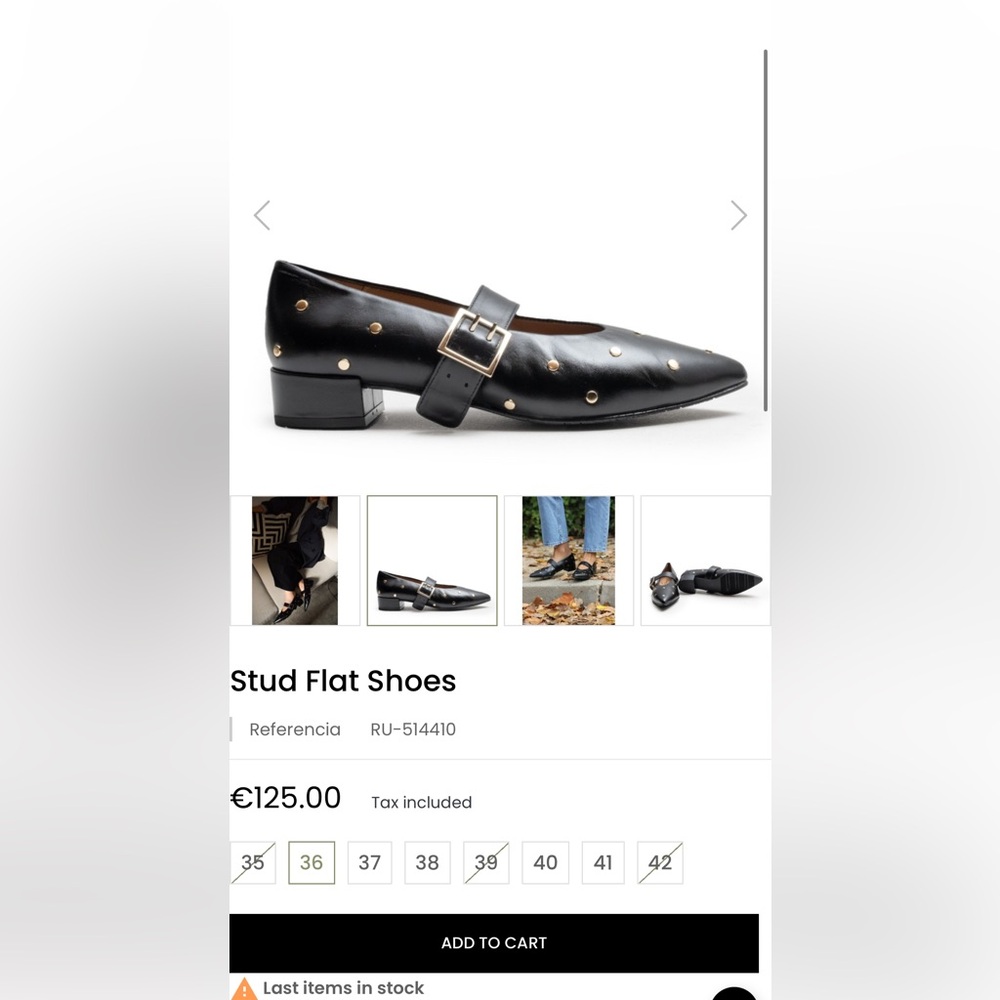 Bravo Java Black Leather Studded Mary Jane Heels – Size 41 – Pointed Toe – EUC - Picture 5 of 13